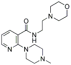 2-(4-METHYL-PIPERAZIN-1-YL)-N-(2-MORPHOLIN-4-YL-ETHYL)-NICOTINAMIDE 结构式