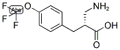 (R)-2-AMINOMETHYL-3-(4-TRIFLUOROMETHOXY-PHENYL)-PROPIONIC ACID 结构式