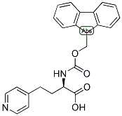 (R)-2-(9H-FLUOREN-9-YLMETHOXYCARBONYLAMINO)-4-PYRIDIN-4-YL-BUTYRIC ACID 结构式