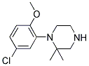 1-(5-CHLORO-2-METHOXYPHENYL)-2,2-DIMETHYLPIPERAZINE 结构式