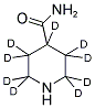4-PIPERIDINE-D9-CARBOXAMIDE 结构式