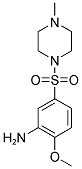 2-METHOXY-5-[(4-METHYLPIPERAZIN-1-YL)SULFONYL]ANILINE 结构式