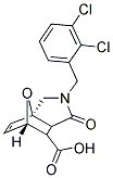 2-(2,3-DICHLOROBENZYL)-1-OXO-1,2,3,6,7,7A-HEXAHYDRO-3A,6-EPOXYISOINDOLE-7-CARBOXYLIC ACID 结构式