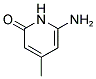 6-Amino-4-methylpyridin-2(1H)-one 结构式