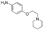 4-(2-PIPERIDIN-1-YLETHOXY)ANILINE 结构式
