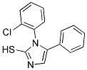 1-(2-CHLOROPHENYL)-5-PHENYL-1H-IMIDAZOLE-2-THIOL 结构式