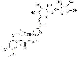 AMORPHIGENIN-O-VICIANOSIDE 结构式