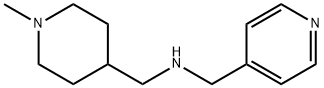 [(1-METHYLPIPERIDIN-4-YL)METHYL]-(PYRIDIN-4-YLMETHYL)AMINE 结构式