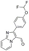 2-[4-(DIFLUOROMETHOXY)PHENYL]IMIDAZO[1,2-A]PYRIDINE-3-CARBALDEHYDE 结构式