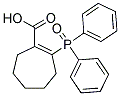 2-(DIPHENYL-PHOSPHINOYL)-CYCLOHEPT-1-ENECARBOXYLIC ACID 结构式