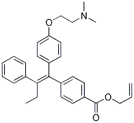4-ALLOXYCARBOXYL TAMOXIFEN 结构式