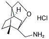 (6,7-DIMETHYL-4-OXATRICYCLO[4.3.0.0(3,7)]NON-3-YL)METHANAMINIUM CHLORIDE 结构式