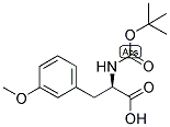 (R)-2-TERT-BUTOXYCARBONYLAMINO-3-(3-METHOXY-PHENYL)-PROPIONIC ACID 结构式