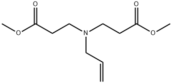 METHYL 3-[N-ALLYL-N-(2-METHOXYCARBONYLETHYL)]AMINOPROPIONATE 结构式
