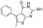 2-MERCAPTO-6-METHYL-5-PHENYLTHIENO[2,3-D]PYRIMIDIN-4(3H)-ONE 结构式