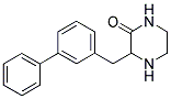 3-BIPHENYL-3-YLMETHYL-PIPERAZIN-2-ONE 结构式