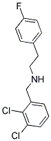 N-(2,3-DICHLOROBENZYL)-2-(4-FLUOROPHENYL)ETHANAMINE 结构式