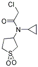 2-CHLORO-N-CYCLOPROPYL-N-(1,1-DIOXIDOTETRAHYDROTHIEN-3-YL)ACETAMIDE 结构式