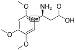 (S)-3-Amino-3-(2,4,5-trimethoxy-phenyl)-propionic acid 结构式