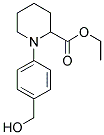 1-(4-Hydroxymethyl-phenyl)-piperidine-2-carboxylic acid ethyl ester 结构式