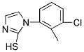 1-(3-CHLORO-2-METHYLPHENYL)-1H-IMIDAZOLE-2-THIOL 结构式