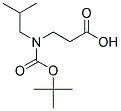 N-BOC-3-ISOBUTYLAMINO-PROPIONIC ACID 结构式