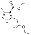 ETHYL 2-(2-ETHOXY-2-OXOETHYL)-4-METHYL-3-FUROATE 结构式