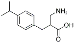 2-Aminomethyl-3-(4-isopropyl-phenyl)-propionic acid 结构式