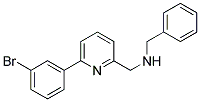 N-BENZYL(6-(3-BROMOPHENYL)PYRIDIN-2-YL)METHANAMINE 结构式