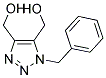 [1-BENZYL-4-(HYDROXYMETHYL)-1H-1,2,3-TRIAZOL-5-YL]METHANOL 结构式