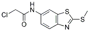 2-CHLORO-N-(2-METHYLSULFANYL-BENZOTHIAZOL-6-YL)-ACETAMIDE 结构式