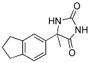 5-(2,3-DIHYDRO-1H-INDEN-5-YL)-5-METHYLIMIDAZOLIDINE-2,4-DIONE 结构式