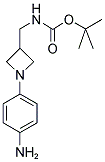 [1-(4-AMINO-PHENYL)-AZETIDIN-3-YLMETHYL]-CARBAMIC ACID TERT-BUTYL ESTER 结构式
