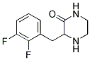 3-(2,3-DIFLUORO-BENZYL)-PIPERAZIN-2-ONE 结构式
