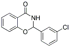 2-(3-CHLORO-PHENYL)-2,3-DIHYDRO-BENZO[E][1,3]-OXAZIN-4-ONE 结构式