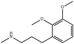 [3-(2,3-DIMETHOXY-PHENYL)-PROPYL]-METHYL-AMINE 结构式