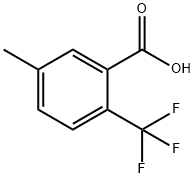 5-甲基-2-三氟苯甲基苯甲酸 结构式
