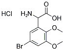 2-AMINO-2-(5-BROMO-2,3-DIMETHOXYPHENYL)ACETIC ACID HYDROCHLORIDE 结构式