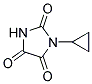 1-CYCLOPROPYLIMIDAZOLIDINE-2,4,5-TRIONE 结构式