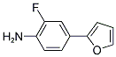 2-FLUORO-4-(2-FURYL)ANILINE 结构式