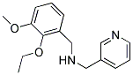 N-(2-ETHOXY-3-METHOXYBENZYL)-N-(PYRIDIN-3-YLMETHYL)AMINE 结构式