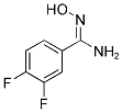 3,4-DIFLUORO-N-HYDROXY-BENZAMIDINE 结构式