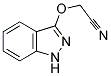 2-(1H-INDAZOL-3-YLOXY)ACETONITRILE 结构式