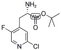 (S)-3-(2'-CHLORO-5'-FLUOROPYRIDYL-4')ALANINE T-BUTYL ESTER 结构式