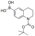 1-[(叔丁氧基)羰基]-1,2,3,4-四氢喹啉-6-基]硼酸 结构式