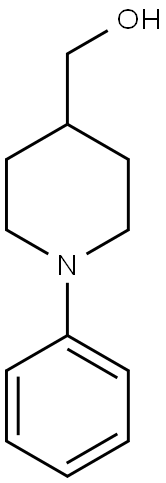 (1-PHENYLPIPERIDIN-4-YL)-METHANOL 结构式