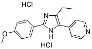4-Ethyl-2(p-methoxyphenyl)-5-(4'-pyridyl)-1H-imidazole, dihcl 结构式