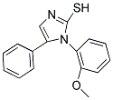 1-(2-METHOXYPHENYL)-5-PHENYL-1H-IMIDAZOLE-2-THIOL 结构式