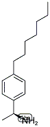 (S)-1-(4-HEPTYLPHENYL)ETHANAMINE 结构式