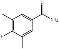 4-氟-3,5-二甲基苯甲酰胺 结构式
